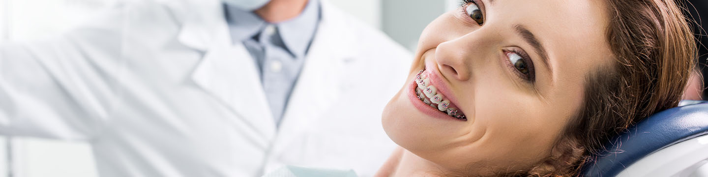 Ortodonti tedavisi uygulanmış hasta